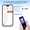 64GB Voice Recorder,AI Recording Device with Phone APP One-Touch Recording, Capacity is 1600 Hrs Voice Recorder with Playback, Audio Recorder for Lectures, Meetings, Cars, Interviews Class(64GB-APP) view 3