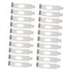 ARTIBETTER 20pcs Mini Case Vga Pci Blank Bracket Pci Slot Blanking Plate Easy to Clean Full Steel view 1