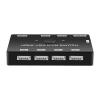 L6AS0F7 KVM Switch Hybrid VGA HDMI Two in One Out Computer Monitoring Video Recorder HDMI Shared Display Screen Keyboard Mouse view 3