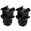 Gadpiparty 2sets Professional Hot Shoe Mount Adapter for Camera Three-Socket Design for Video Light Easy Installation Accessory for Live Streaming and Photography view 1