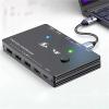 Y0S3QZ1 KVM Switch USB Type-C KVM Switch 4K@60Hz USB C Switch for 2 Computers Share 1 Monitor and 4 USB Devices PD 100 W Power view 2