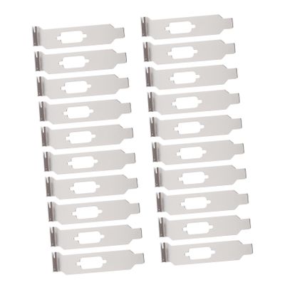20 Pcs Steel Pci Slot Cover for Computer Case Vent