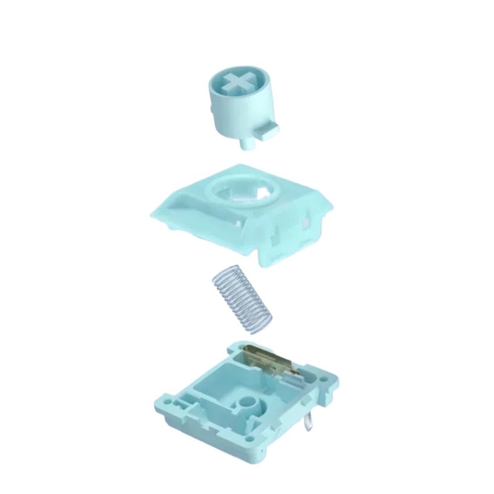 YI53ZX0 Ka*ilh Quick Trigger Mechanical Keyboard Switch Four Seasons Spring Summer Autumn Winter MINI Low Profile Keyboard Switch(Spring,110PCS)