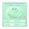 YI53ZX0 Ka*ilh Quick Trigger Mechanical Keyboard Switch Four Seasons Spring Summer Autumn Winter MINI Low Profile Keyboard Switch(Spring,110PCS) view 2