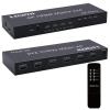 Y0S3QZ1 3D Video HDMI2.0 Version 2 in 4 Out Matrix 4K60hz Resolution HDMI Matrix 2X4 HDMI Switcher Splitter(UK Plug) view 3