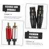 LALADEFIEE Practical Audio Converter Cable Male to Dual XLR Male High-Fidelity Audio Transfer view 3