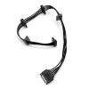 15Pin SATA/4PIN Power Supply Splitter Cable Hard Drive 1 Male to 5 Female Extension Power Cord Fit for DIY PC Sever(SATA) view 1