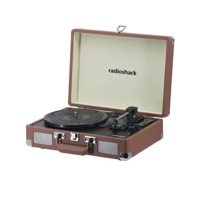 RadioShack Portable Suitcase Turntable with Bluetooth