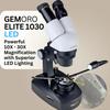 GemOro Elite 1030 LED Microscope | Professional High-Precision Jewelry, Gemstone & Watch Repair Inspection with Adjustable Zoom & LED Lighting | 10X to 30X Magnification | Portable, Ergonomic Design view 2