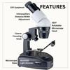 GemOro Elite 1030 LED Microscope | Professional High-Precision Jewelry, Gemstone & Watch Repair Inspection with Adjustable Zoom & LED Lighting | 10X to 30X Magnification | Portable, Ergonomic Design view 3