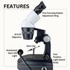 GemOro Elite 1030 LED Microscope | Professional High-Precision Jewelry, Gemstone & Watch Repair Inspection with Adjustable Zoom & LED Lighting | 10X to 30X Magnification | Portable, Ergonomic Design view 4
