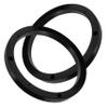 CHILDWEET Car Speaker Sound Deadening Kit Plastic Speaker Adapter Rings Mounting Spacer for Auto Audio System view 1