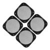 CHILDWEET 4pcs Square Speaker Grill Cover Black Mesh Protective for Audio Systems Compatible with Car and Home Speakers Decorative Subwoofer Guard view 1