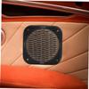 CHILDWEET 4pcs Square Speaker Grill Cover Black Mesh Protective for Audio Systems Compatible with Car and Home Speakers Decorative Subwoofer Guard view 4