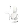 DOITOOL Saving for 4 Bracket Wall Mount Non-Punch Holder Wall-Mounted Cases White Easy to Install view 4