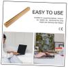 jojofuny Table Stand Wooden Stand for Desk Anti-Slip Pads Elegant Wood Gr view 2