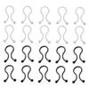 BRIGHTFUFU 60pcs Mini Cable Winders Cord Organizer Clips for Cable Management Suitable for Home Office and Travel Compact Design for Easy Storage Black view 1
