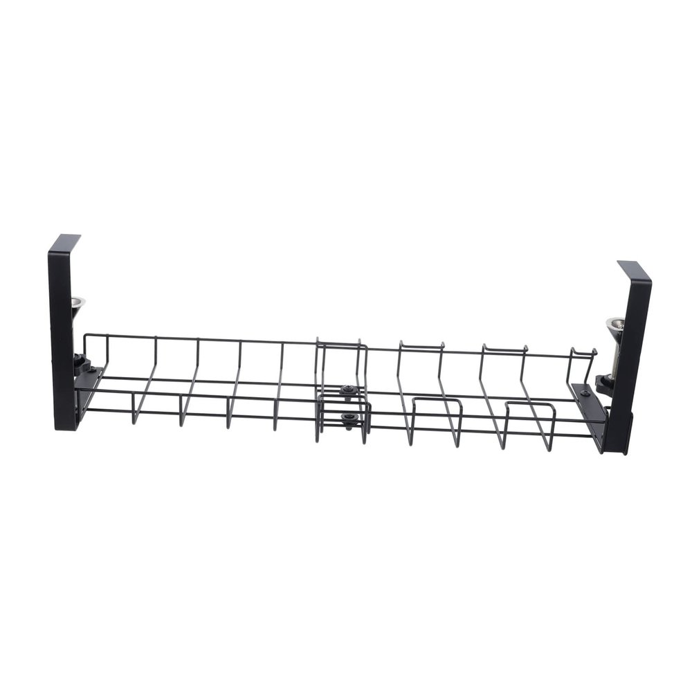 Hemobllo Desk Cable Organizer Tray Wire Management for Cords and Power Adapters Compact Design for Easy Installation