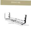 Hemobllo Desk Cable Organizer Tray Wire Management for Cords and Power Adapters Compact Design for Easy Installation view 2
