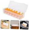 FELTECHELECTR Desktop Cord Management Box Mini Storage Organizer with Dividers Electronic Cable Storage for Headphones Jewelry Office Supplies Versatile and Portable Design view 3