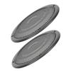 2pcs Car Subwoofer Mesh Speaker Grill Cover Stylish Metal for Car Easy Installation Sleek Design Interior Aesthetics and Functional view 1