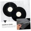 DirectNine Basics 50pcs Vinyl Record Album Outer Sleeve Wrinkle Cover Record Covers for Vinyl Protective view 2