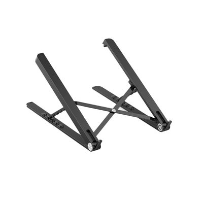 Housoutil Portable Laptop Stand Radiator Rack for Desk Lightweight Heightening Bracket Compatible with Notebooks and Computers Black