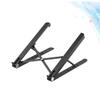 Housoutil Portable Laptop Stand Radiator Rack for Desk Lightweight Heightening Bracket Compatible with Notebooks and Computers Black view 4
