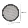 KONTONTY 2pcs Car Speaker Grill Cover Metal Mesh Subwoofer Speaker Grills for Enhanced Sound Quality and Interior Aesthetics view 2