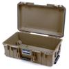 Dark Desert Dirt Pelican 1535 Air case. Comes Empty & with Wheels. view 4