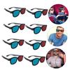 CIYODO 20pcs Movie Glasses Stereoscopic Glasses Red Blue Lens Compact for Boys and Girls Adults Wide Uses Games DVD view 3