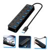 KONTONTY 7-Port 3.0 Hub Expansion Switchable for Laptops Desktops External Power Supply view 3