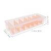 jojofuny Cable Organizer Box with Dividers Transparent Mini Storage Case for Cords Chargers and Accessories Compact Design for Desk and Home Use view 2