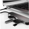 GAROZATION Type-c Docking Station Hub USB Ports Audio Jack Laptop Phone Dock Expand Your Devices Support Video Output view 2
