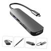 GAROZATION Type-c Docking Station Hub USB Ports Audio Jack Laptop Phone Dock Expand Your Devices Support Video Output view 3