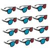 OSALADI 20pcs Red-Blue 3D Glasses for Anaglyph Movies Game Viewing and Home Theater  Dimensional Video Glasses Comfortable Fit view 1