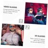 OSALADI 20pcs Red-Blue 3D Glasses for Anaglyph Movies Game Viewing and Home Theater  Dimensional Video Glasses Comfortable Fit view 3