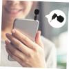 Gadpiparty Straight Live Streaming Microphone for Computer Laptop and Tablet Flexible Design for Gaming Voice Calls and Recording Lightweight Comfortable Sponge Cover view 3