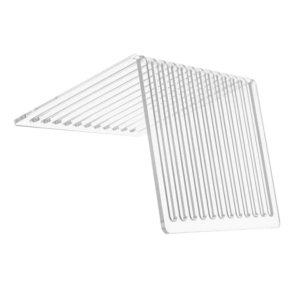 CAXUSD Acrylic Vinyl Record Holder Rack 12 Slots CD Display Stand for Vinyl Records and Magazines