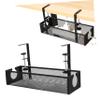 FOYTOKI under Desk Tray Cord Holder for Office Sturdy Cable Management Rack Tidy Storage view 1