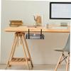 FOYTOKI under Desk Tray Cord Holder for Office Sturdy Cable Management Rack Tidy Storage view 3