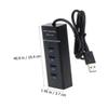 Gadpiparty 1pc USB Hub Port USB Splitter Adapter Multi-Interface Expansion for Laptop Lightweight and Portable Design Fast Data Transfer Accessory view 2
