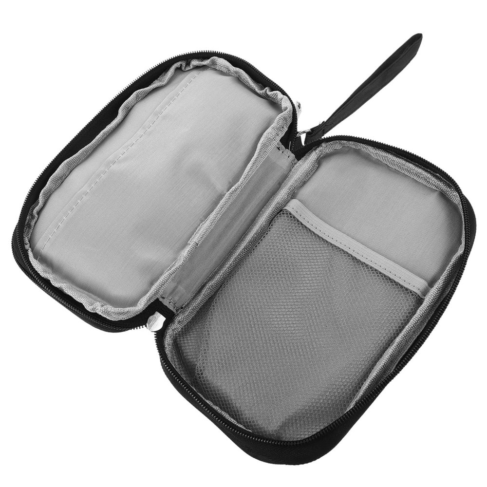 CAXUSD Electronics Organizer Travel Case Multi-partition Charging Cable and Headphone Storage Bag for Travel Business Trips and Daily Use Lightweight and Water Resistant