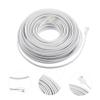Housoutil 20m Telephone Extension Cord Long Cable Connectors for Phone Fax Modem view 4
