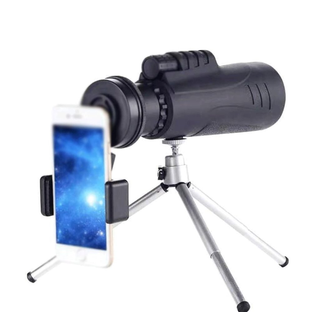 Single Tube Telescope for Low Light Night Vision, High-Definition and High-Power Mobile Phone Telescope