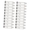 LIFKICH 20pcs Mini Computer Case Gpu Pci Blank Plate Vga Vented Slot Cover for Low Profile view 1