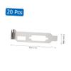 LIFKICH 20pcs Mini Computer Case Gpu Pci Blank Plate Vga Vented Slot Cover for Low Profile view 2