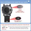 BUDAY For Fenix 6S Pro Watchbans For Fenix 6S/Fenix 7S/Fenix 5S / 5S Plus/D2 Delta S Smartwatch (White-black)(Dark blue-white) view 2