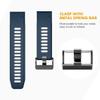 BUDAY For Fenix 6S Pro Watchbans For Fenix 6S/Fenix 7S/Fenix 5S / 5S Plus/D2 Delta S Smartwatch (White-black)(Dark blue-white) view 4