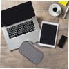 LIFKICH Practical Data Cable Bag Portable Earphone Bag Gray Wire Holders for Cords Cable Holder view 4